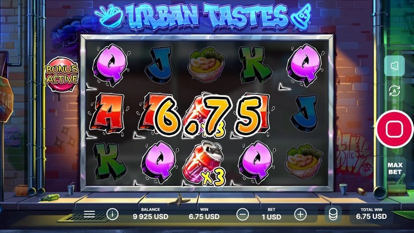Urban Tastes slot screen 4
