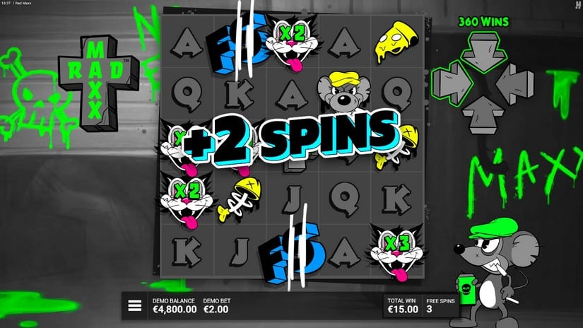 Rad Maxx slot screen 4