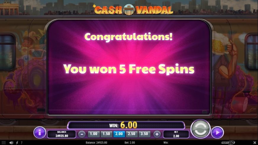 Cash Vandal slot screen 5