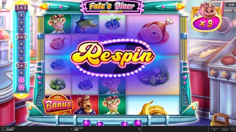 Fatz’s Diner slot screen 6