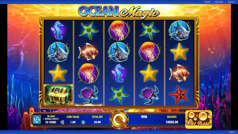 Ocean Magic slot screen 1