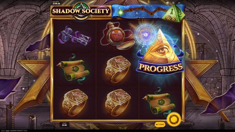 Shadow Society slot screen 6
