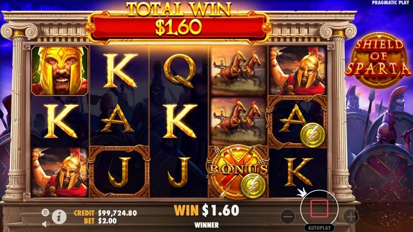 Shield of Sparta slot screen 6