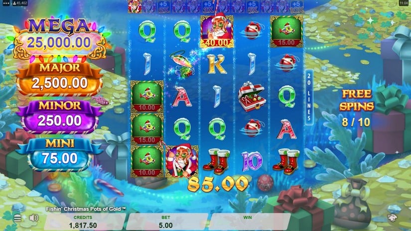 Fishin’ Christmas Pots Of Gold slot screen 6