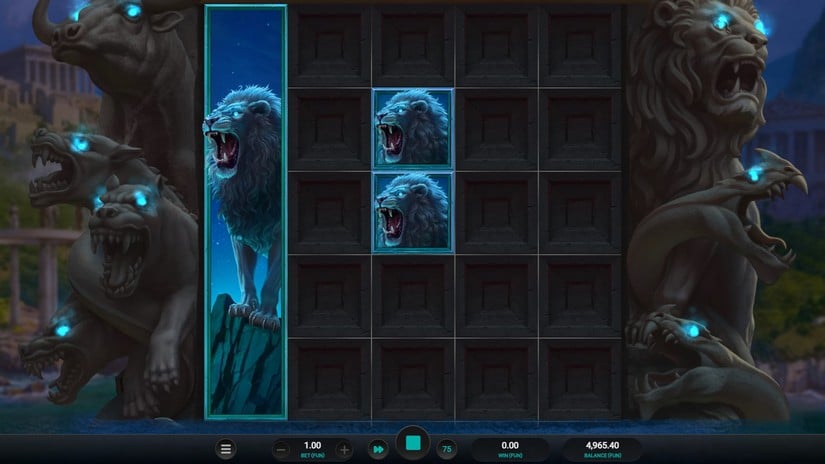 Hercules Unleashed Dream Drop slot screen 4