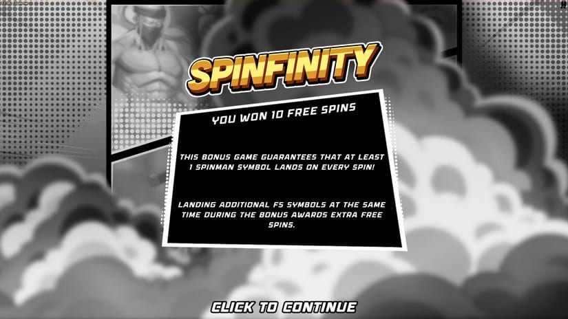 Spinman slot screen 5