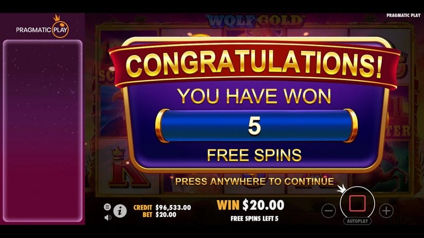 Wolf Gold Power Jackpot slot screen 5