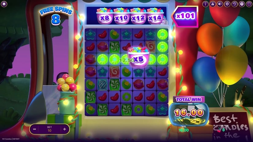 101 Candies slot screen 4