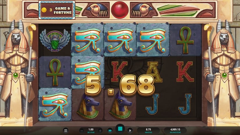 Curse of Ra slot screen 3