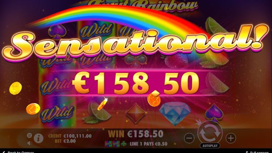 Fruit Rainbow slot screen 4