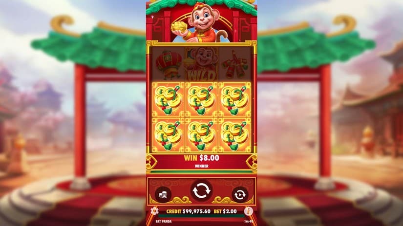 Lucky Monkey slot screen 4
