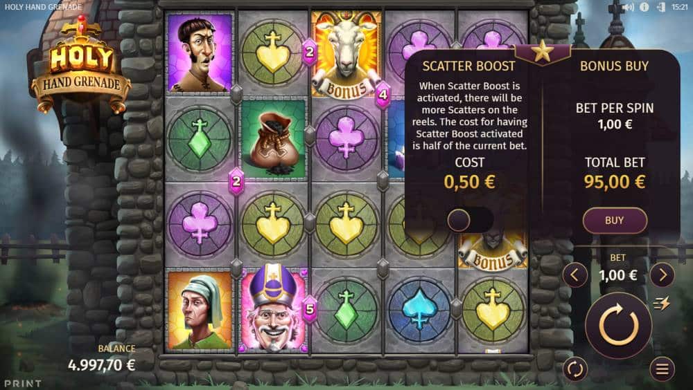 Holy Hand Grenade bonus buy