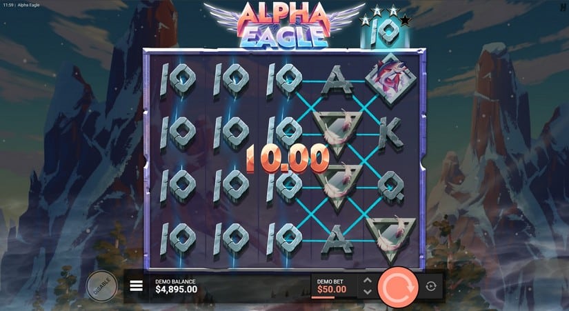 Alpha Eagle slot screen 3
