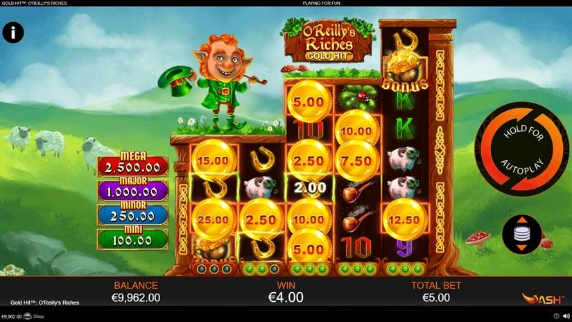 Gold Hit O’Reilly’s Riches slot screen 3