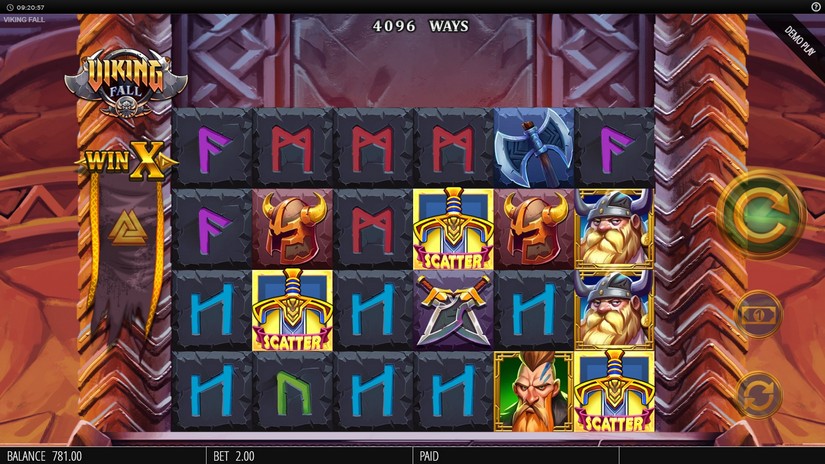 Viking Fall slot screen 4