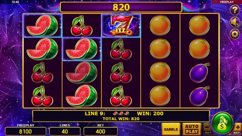 Fiery Fruits slot screen 4