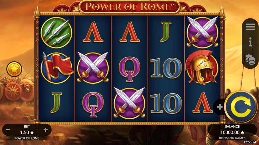 Power of Rome slot screen 1