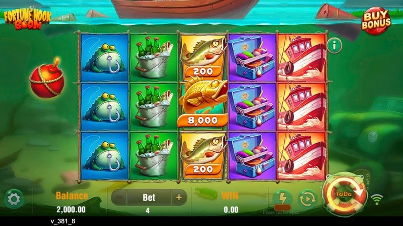 Fortune Hook Boom slot screen 1