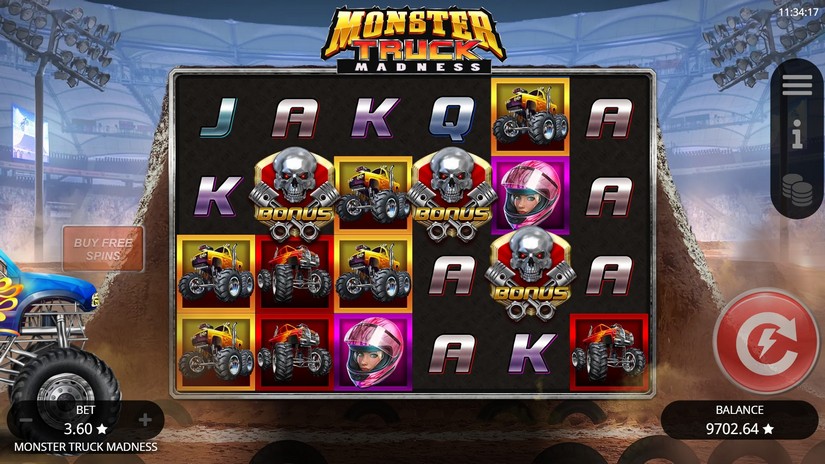 Monster Truck Madness slot screen 3
