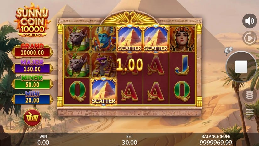 Sunny Coin 10000: Hold The Spin slot screen 2