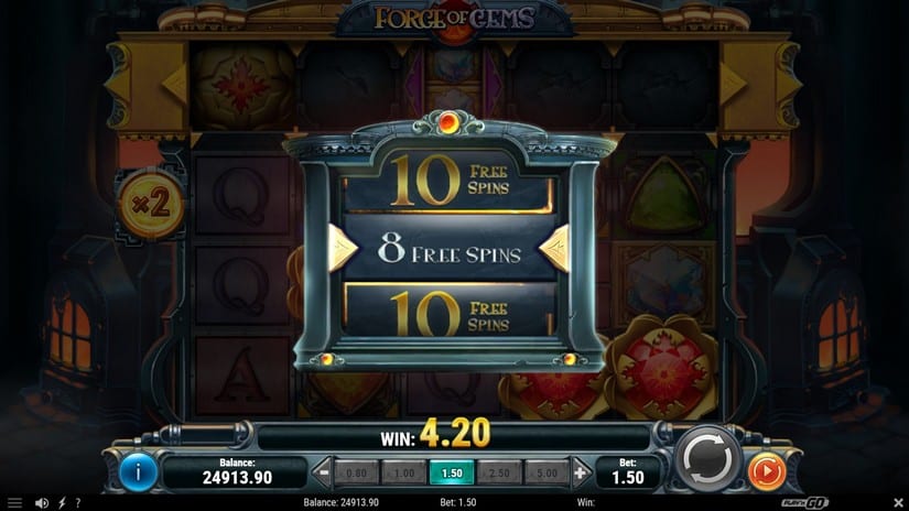 Forge of Gems slot screen 4