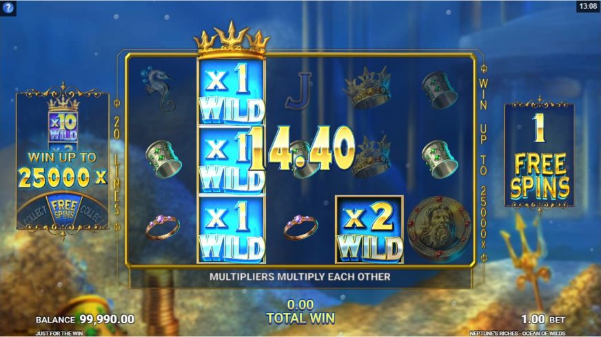 Neptune’s Riches: Ocean of Wilds slot screen 5