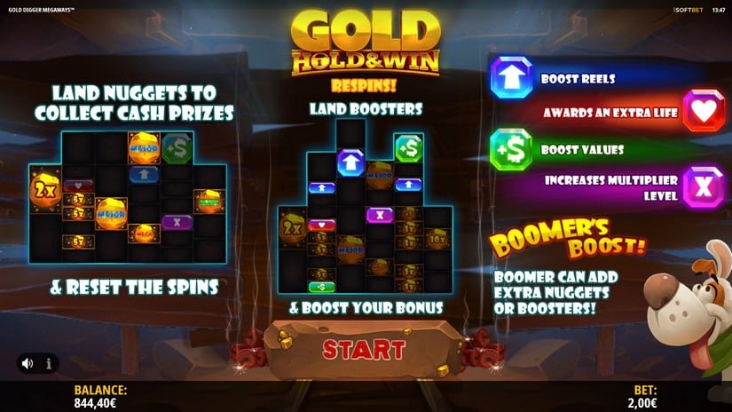 Gold Digger Megaways slot screen 4