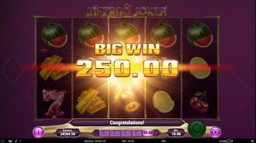 Inferno Joker slot screen 2