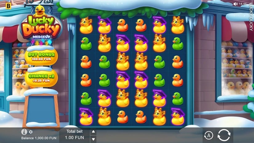 Lucky Ducky X-mas slot screen 1
