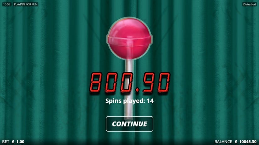 Disturbed slot screen 7