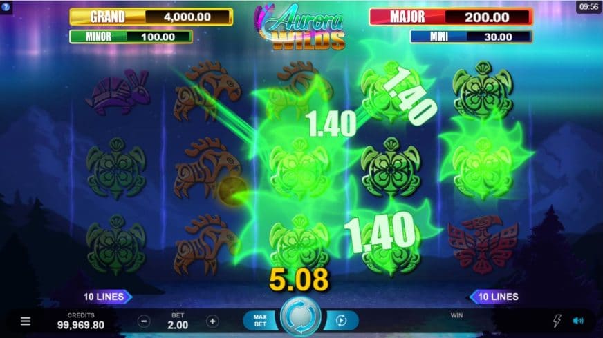 Aurora Wilds slot screen 2