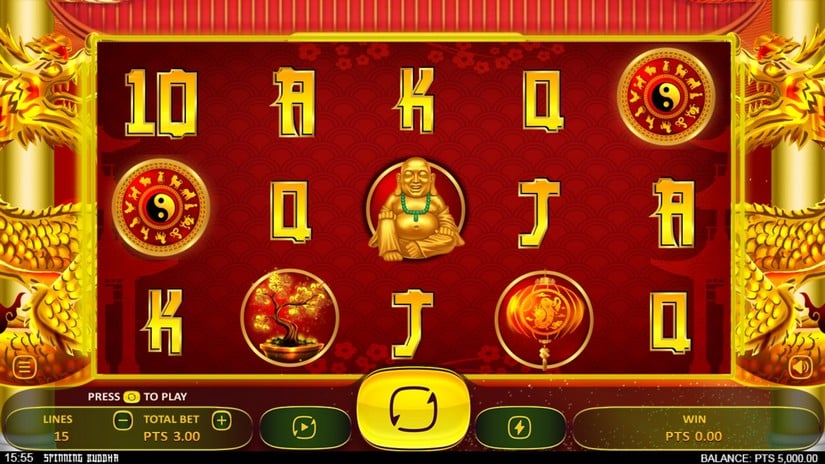 Spinning Buddha slot screen 1