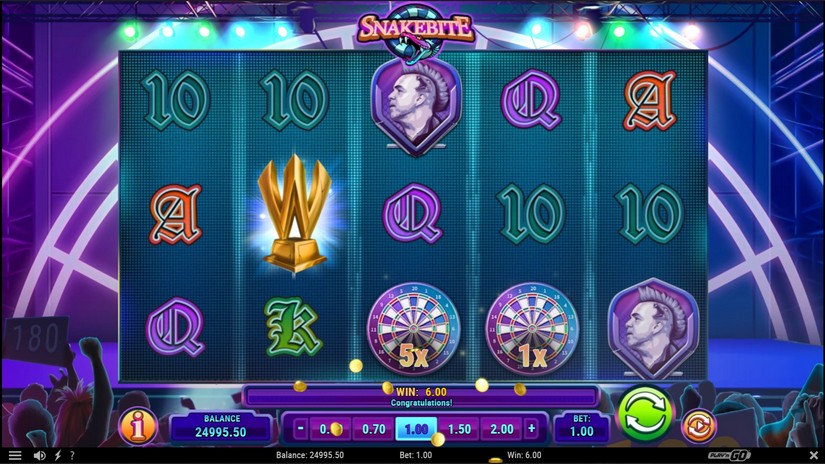 Snakebite slot screen 3