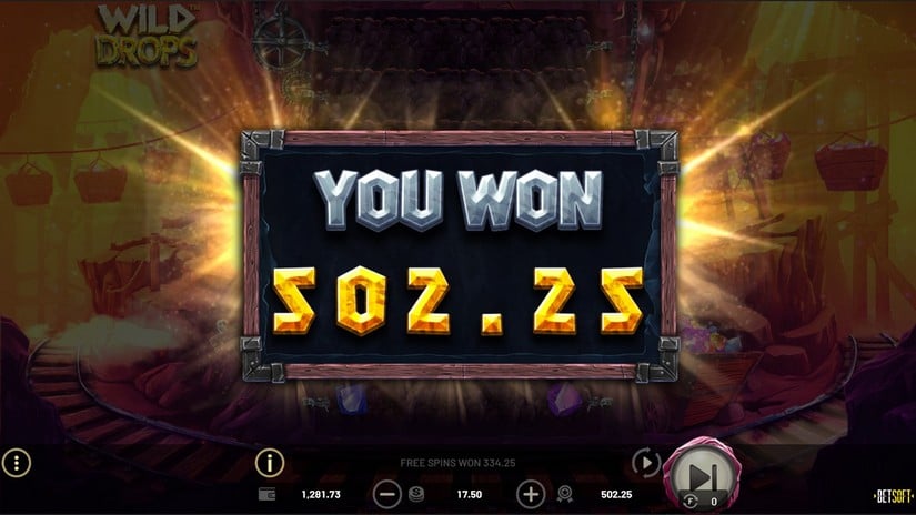 Wild Drops slot screen 5