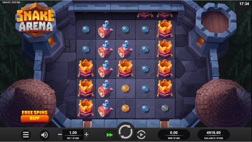Snake Arena slot screen 1