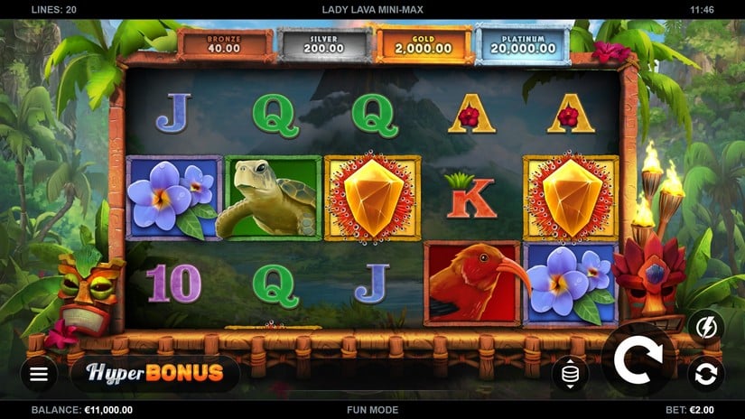 Lady Lava Mini-Max slot screen 1
