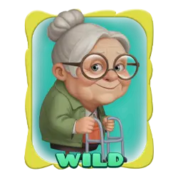 Wild Symbol of Growing Grandma Dream Drop Slot