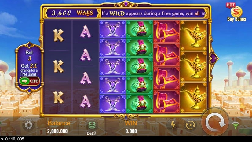 Magic Lamp slot screen 1