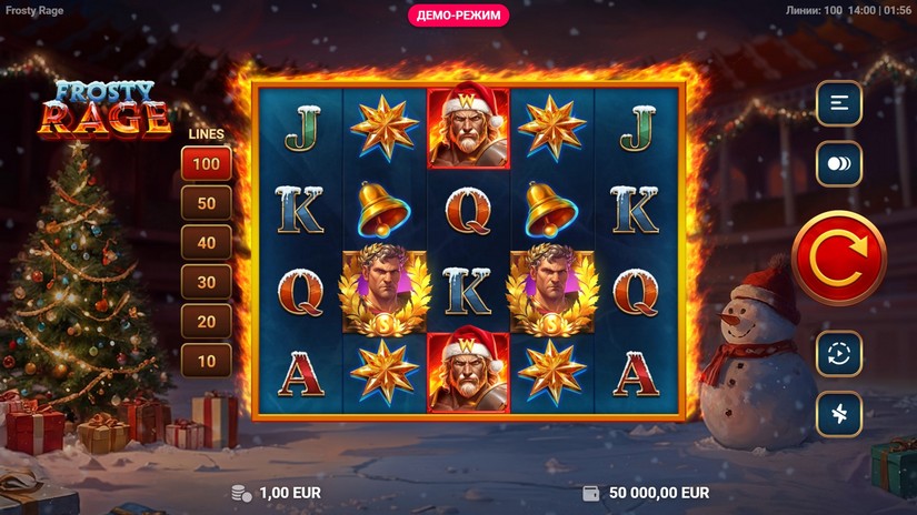 Frosty Rage slot screen 1