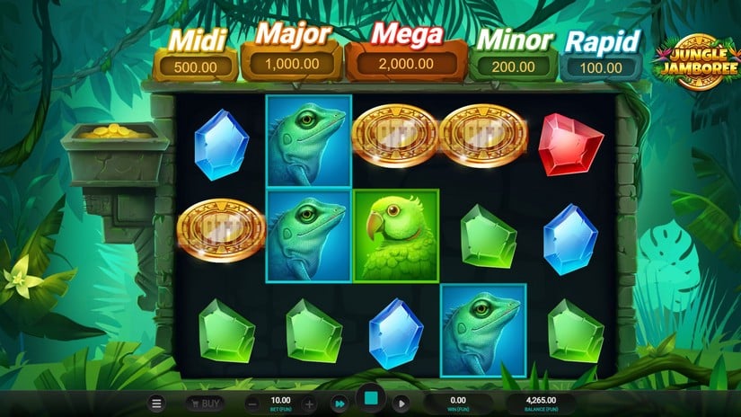 Jungle Jamboree slot screen 3