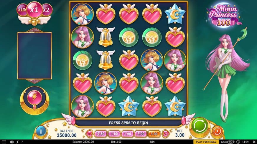 Moon Princess 100 slot screen 1