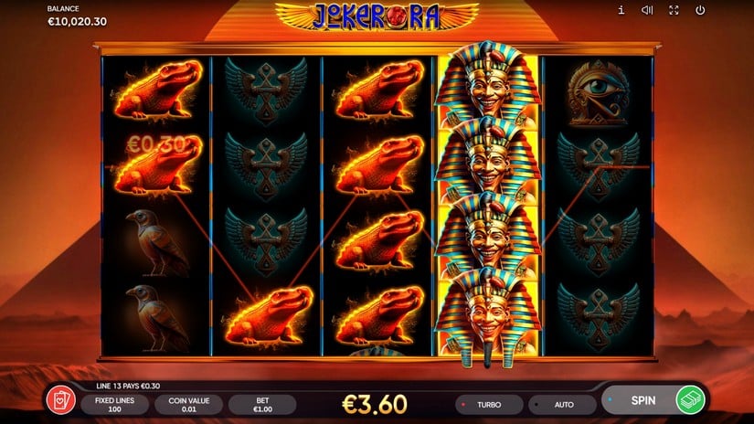 Joker Ra slot screen 4