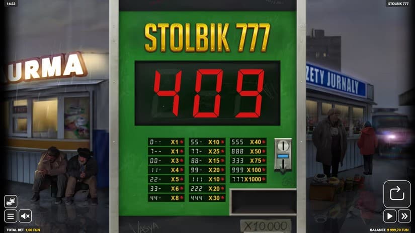 Stolbik 777 slot screen 1