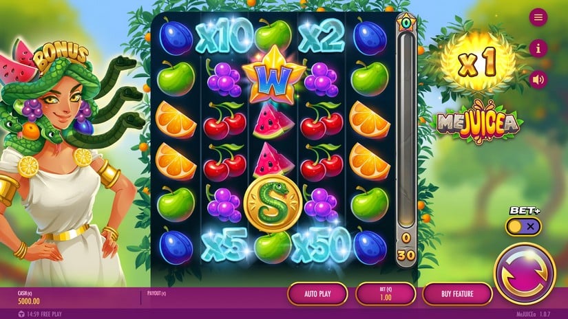 MeJUICEa slot screen 1