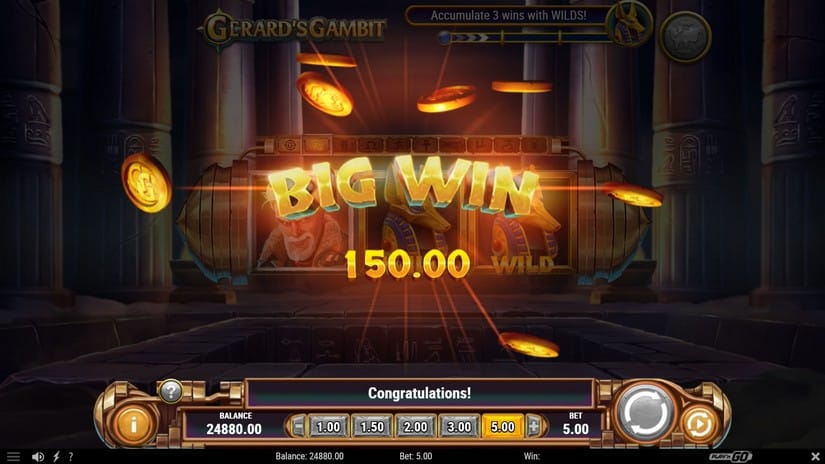 Gerard’s Gambit slot screen 5