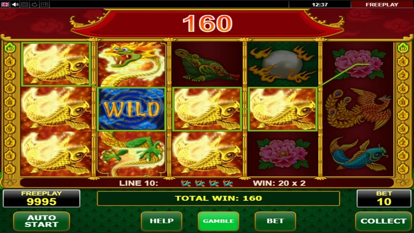 Wild Dragon slot screen 5