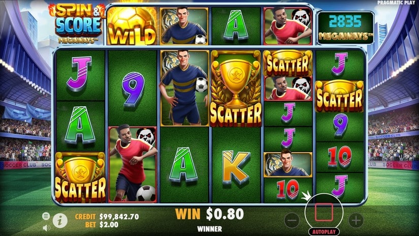 Spin & Score Megaways slot screen 5