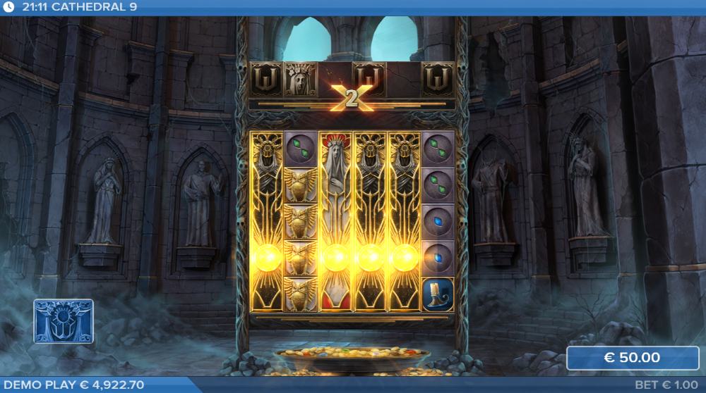 Play free Cathedral 9 slot machine