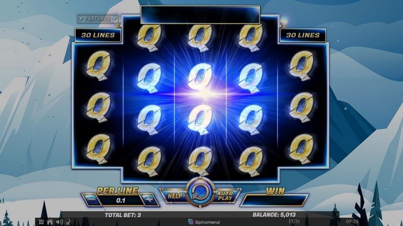Winter’s Gold slot screen 3