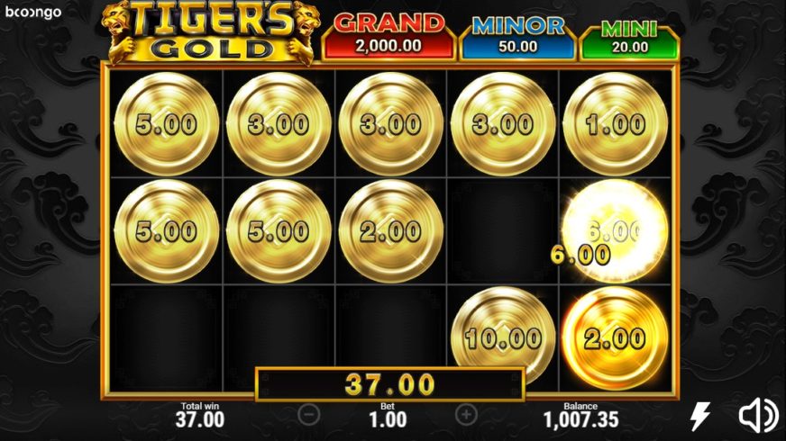 Tigers Gold slot screen 3